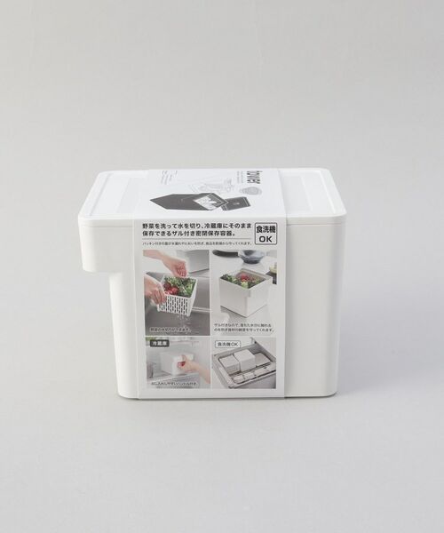 212 KITCHEN STORE / トゥーワントゥーキッチン ストア キッチンツール | 電子レンジ・食洗機対応 ザル付き保存容器 WH 山崎実業 ＜tower タワー＞ | 詳細10