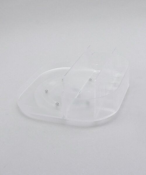 212 KITCHEN STORE / トゥーワントゥーキッチン ストア キッチンツール | 冷蔵庫中回転式仕切り付きトレー スクエア WH 山崎実業 ＜tower タワー＞ | 詳細1