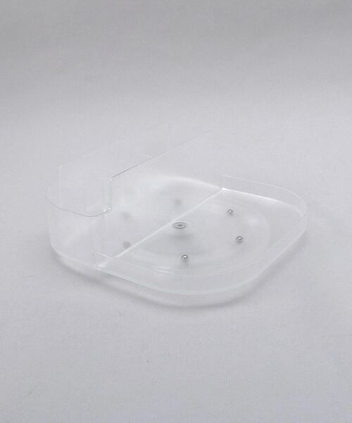 212 KITCHEN STORE / トゥーワントゥーキッチン ストア キッチンツール | 冷蔵庫中回転式仕切り付きトレー スクエア WH 山崎実業 ＜tower タワー＞ | 詳細2