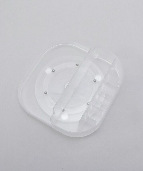 212 KITCHEN STORE / トゥーワントゥーキッチン ストア キッチンツール | 冷蔵庫中回転式仕切り付きトレー スクエア WH 山崎実業 ＜tower タワー＞ | 詳細3