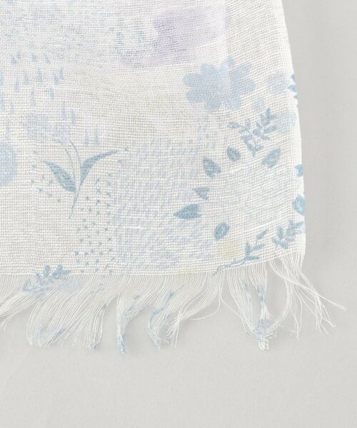 212 KITCHEN STORE / トゥーワントゥーキッチン ストア マフラー・ショール・スヌード・ストール | チクチクしない麻ストールフラワーガーデン BL ＜絹屋＞ | 詳細2