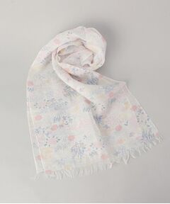 212 KITCHEN STORE / トゥーワントゥーキッチン ストア マフラー・ショール・スヌード・ストール | チクチクしない麻ストールフラワーガーデン PK ＜絹屋＞