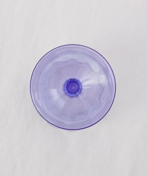 212 KITCHEN STORE / トゥーワントゥーキッチン ストア インテリア・生活雑貨・ホビー・ステーショナリー | シンプルスカロップ ゴブレット 500ml パープルブルー ＜ABODE アボード＞ | 詳細3