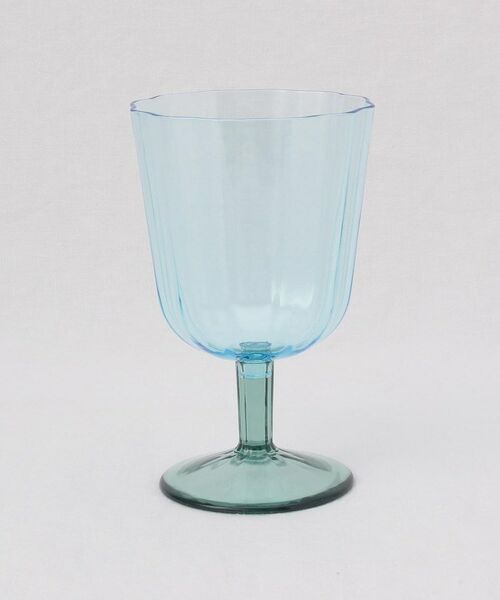 212 KITCHEN STORE / トゥーワントゥーキッチン ストア インテリア・生活雑貨・ホビー・ステーショナリー | シンプルスカロップ ゴブレット 500ml ブルーグリーン ＜ABODE アボード＞ | 詳細1