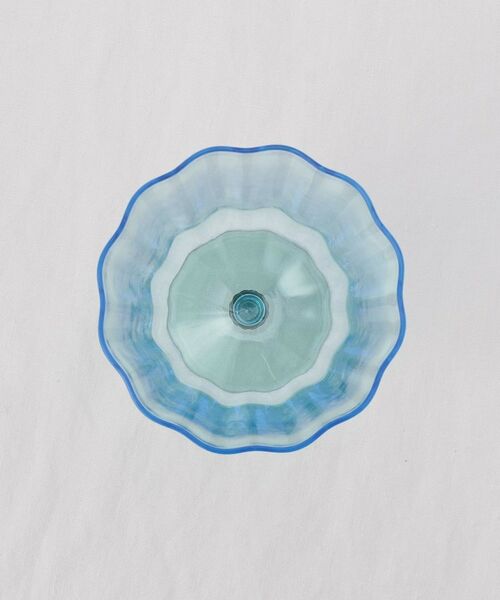 212 KITCHEN STORE / トゥーワントゥーキッチン ストア インテリア・生活雑貨・ホビー・ステーショナリー | シンプルスカロップ ゴブレット 500ml ブルーグリーン ＜ABODE アボード＞ | 詳細2