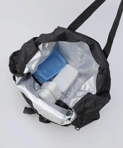212 KITCHEN STORE / トゥーワントゥーキッチン ストア バッグ | 洗える持ち帰り寿司・ピザが入るレジかごかばん BK 山崎実業 ＜tower タワー＞ | 詳細6