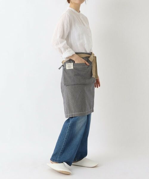 212 KITCHEN STORE / トゥーワントゥーキッチン ストア インテリア・生活雑貨・ホビー・ステーショナリー | ショートギャルソンエプロン ヒッコリー | 詳細11