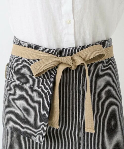 212 KITCHEN STORE / トゥーワントゥーキッチン ストア インテリア・生活雑貨・ホビー・ステーショナリー | ショートギャルソンエプロン ヒッコリー | 詳細4