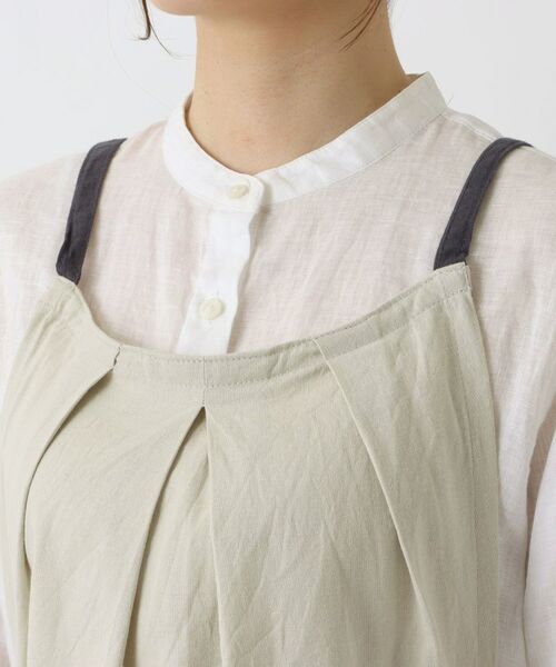 212 KITCHEN STORE / トゥーワントゥーキッチン ストア インテリア・生活雑貨・ホビー・ステーショナリー | エプロン 綿麻ギャザーファム LGY | 詳細4