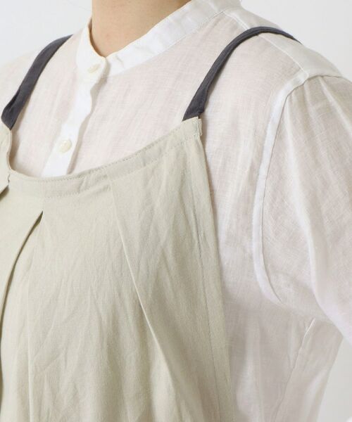 212 KITCHEN STORE / トゥーワントゥーキッチン ストア インテリア・生活雑貨・ホビー・ステーショナリー | エプロン 綿麻ギャザーファム LGY | 詳細5
