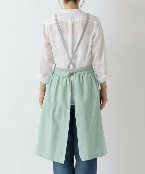 212 KITCHEN STORE / トゥーワントゥーキッチン ストア インテリア・生活雑貨・ホビー・ステーショナリー | エプロン 綿麻ギャザーファム BL | 詳細3