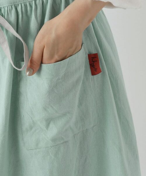 212 KITCHEN STORE / トゥーワントゥーキッチン ストア インテリア・生活雑貨・ホビー・ステーショナリー | エプロン 綿麻ギャザーファム BL | 詳細6