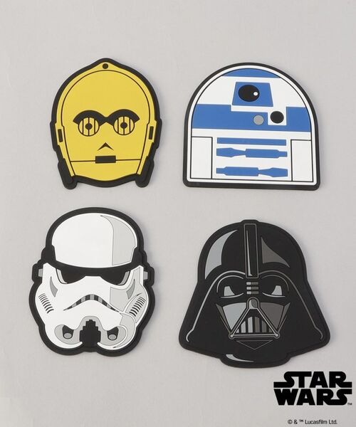 212 KITCHEN STORE / トゥーワントゥーキッチン ストア その他 | ラバーコースター 4Pセット ＜STAR WARS スター・ウォーズ ＞ | 詳細1