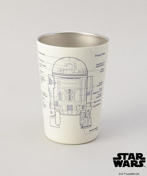 212 KITCHEN STORE / トゥーワントゥーキッチン ストア その他 | ステンレスタンブラー460ml R2-D2設計図 ＜STAR WARS スター・ウォーズ ＞ | 詳細1