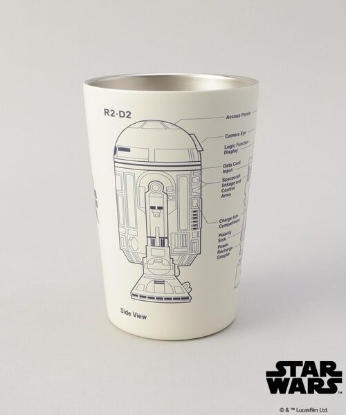 212 KITCHEN STORE / トゥーワントゥーキッチン ストア その他 | ステンレスタンブラー460ml R2-D2設計図 ＜STAR WARS スター・ウォーズ ＞ | 詳細2