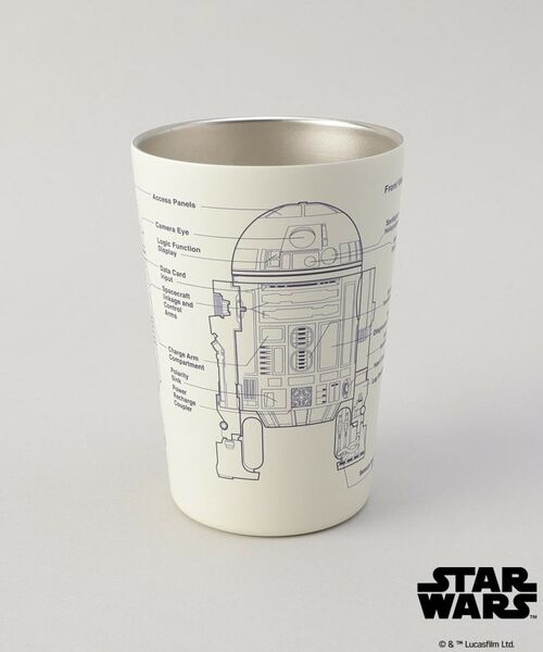 212 KITCHEN STORE / トゥーワントゥーキッチン ストア その他 | ステンレスタンブラー460ml R2-D2設計図 ＜STAR WARS スター・ウォーズ ＞ | 詳細3