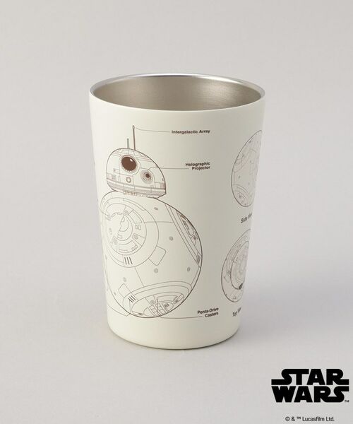 212 KITCHEN STORE / トゥーワントゥーキッチン ストア その他 | ステンレスタンブラー460ml BB-8設計図 ＜STAR WARS スター・ウォーズ ＞ | 詳細1