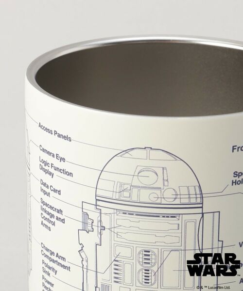 212 KITCHEN STORE / トゥーワントゥーキッチン ストア その他 | フタつきマグ400ml R2-D2設計図 ＜STAR WARS スター・ウォーズ ＞ | 詳細6