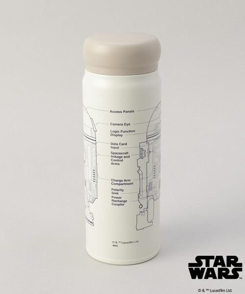 212 KITCHEN STORE / トゥーワントゥーキッチン ストア その他 | ステンレスマグボトル480ml R2-D2設計図 ＜STAR WARS スター・ウォーズ ＞ | 詳細4