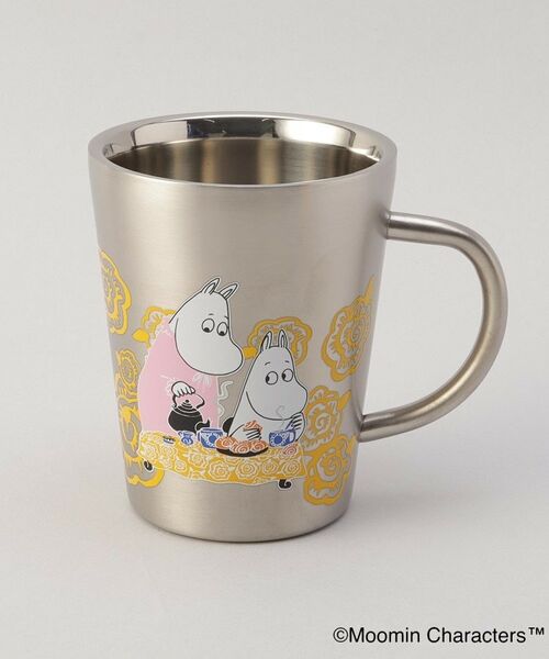 212 KITCHEN STORE / トゥーワントゥーキッチン ストア グラス・マグカップ | 二重マグ　イエロー ＜MOOMIN ムーミン＞ | 詳細1