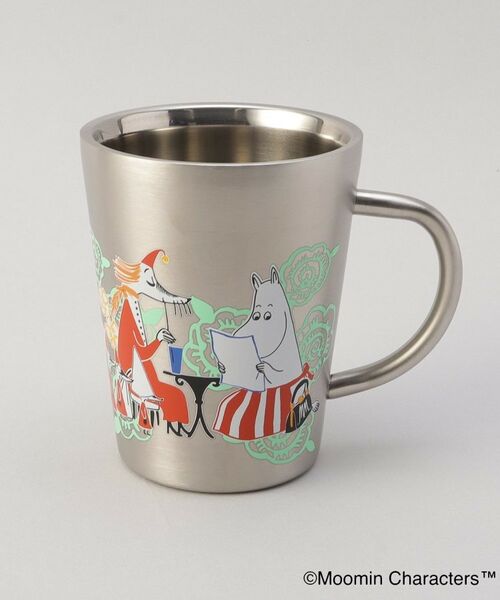 212 KITCHEN STORE / トゥーワントゥーキッチン ストア グラス・マグカップ | 二重マグ　グリーン ＜MOOMIN ムーミン＞ | 詳細1