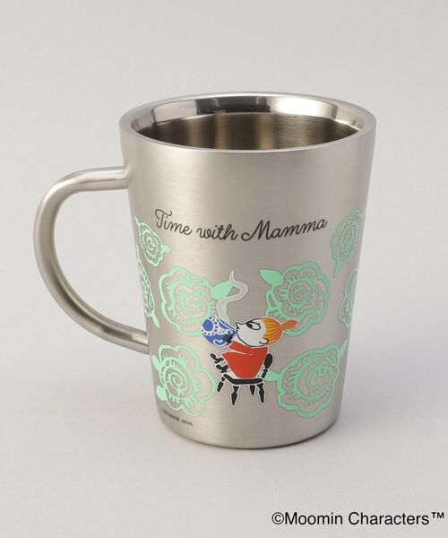 212 KITCHEN STORE / トゥーワントゥーキッチン ストア グラス・マグカップ | 二重マグ　グリーン ＜MOOMIN ムーミン＞ | 詳細2