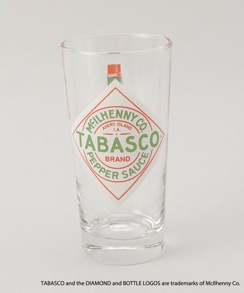 212 KITCHEN STORE / トゥーワントゥーキッチン ストア グラス・マグカップ | ガラスタンブラー ロゴ ＜TABASCO(R) タバスコ＞ | 詳細1