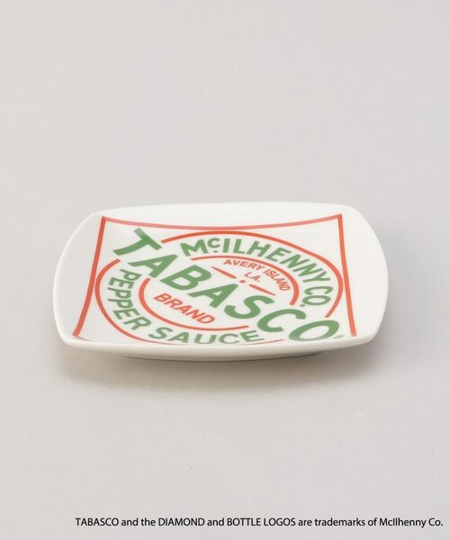 212 KITCHEN STORE / トゥーワントゥーキッチン ストア 食器 | スクエアプレート ロゴ ＜TABASCO(R) タバスコ＞ | 詳細1