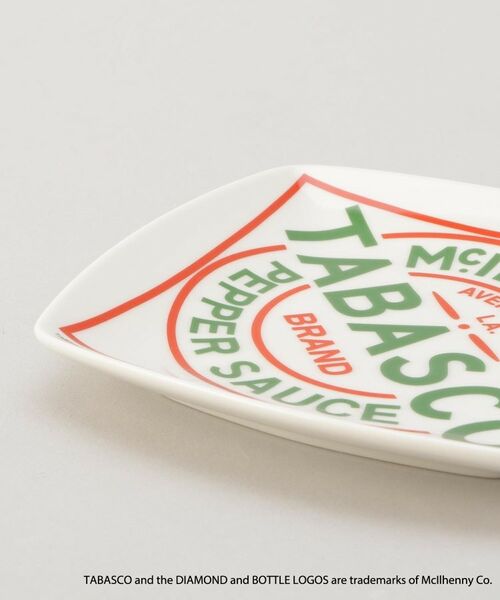 212 KITCHEN STORE / トゥーワントゥーキッチン ストア 食器 | スクエアプレート ロゴ ＜TABASCO(R) タバスコ＞ | 詳細5