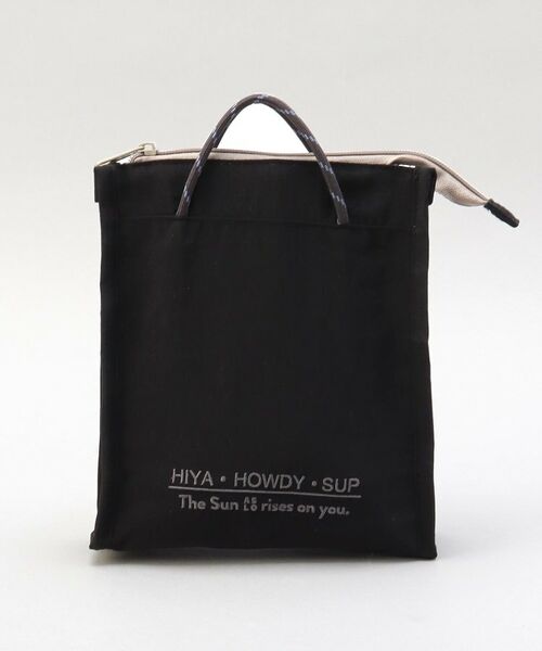 212 KITCHEN STORE / トゥーワントゥーキッチン ストア インテリア・生活雑貨・ホビー・ステーショナリー | ロープ付きスクエア保冷バッグ BK | 詳細1