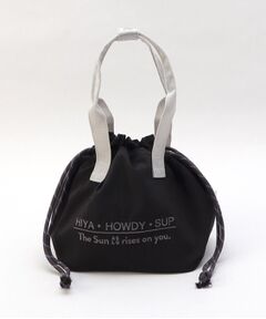 212 KITCHEN STORE / トゥーワントゥーキッチン ストア インテリア・生活雑貨・ホビー・ステーショナリー | ロープ付き保冷巾着バッグ BK