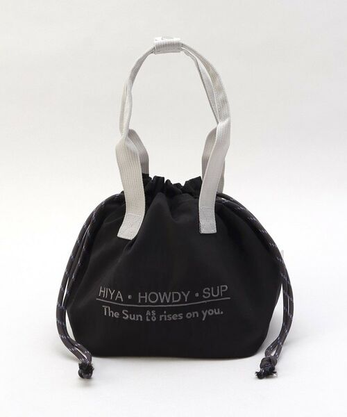 212 KITCHEN STORE / トゥーワントゥーキッチン ストア インテリア・生活雑貨・ホビー・ステーショナリー | ロープ付き保冷巾着バッグ BK | 詳細1