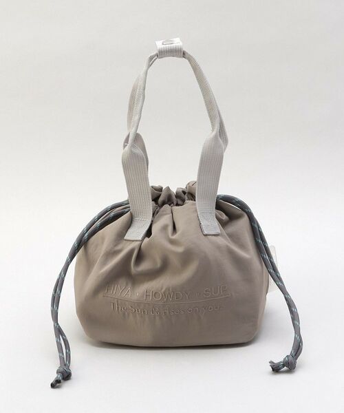212 KITCHEN STORE / トゥーワントゥーキッチン ストア インテリア・生活雑貨・ホビー・ステーショナリー | ロープ付き保冷巾着バッグ GY | 詳細1