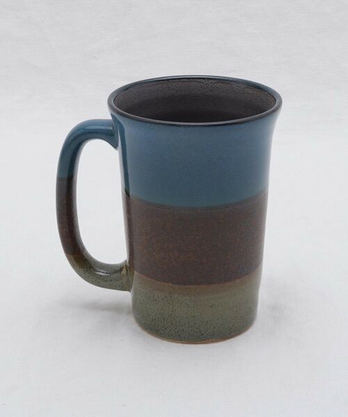 212 KITCHEN STORE / トゥーワントゥーキッチン ストア グラス・マグカップ | 土の香り 泡立ちビアカップ ブルー | 詳細2