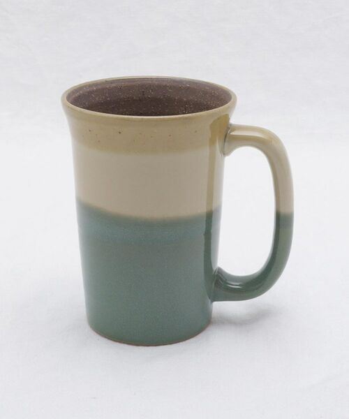 212 KITCHEN STORE / トゥーワントゥーキッチン ストア グラス・マグカップ | 土の香り 泡立ちビアカップ グリーン | 詳細1