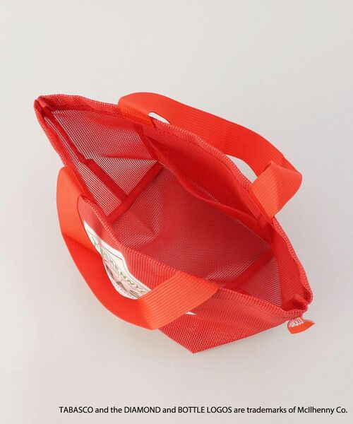 212 KITCHEN STORE / トゥーワントゥーキッチン ストア バッグ | 保冷ポーチ付きメッシュトート S RD ＜TABASCO(R) タバスコ＞ | 詳細6