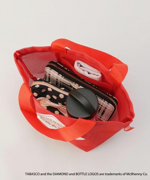 212 KITCHEN STORE / トゥーワントゥーキッチン ストア バッグ | 保冷ポーチ付きメッシュトート S RD ＜TABASCO(R) タバスコ＞ | 詳細7