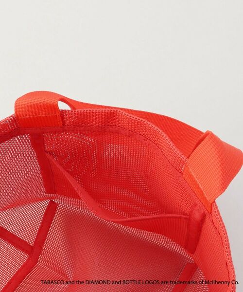 212 KITCHEN STORE / トゥーワントゥーキッチン ストア バッグ | 保冷ポーチ付きメッシュトート S RD ＜TABASCO(R) タバスコ＞ | 詳細8