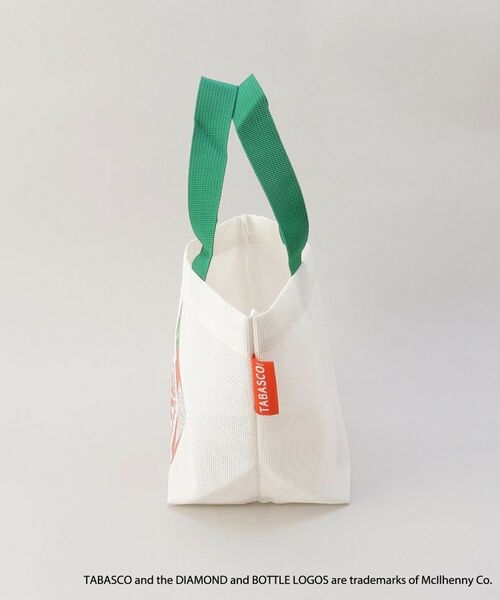212 KITCHEN STORE / トゥーワントゥーキッチン ストア バッグ | 保冷ポーチ付きメッシュトート S WH ＜TABASCO(R) タバスコ＞ | 詳細3