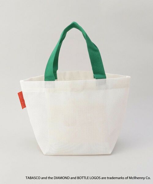 212 KITCHEN STORE / トゥーワントゥーキッチン ストア バッグ | 保冷ポーチ付きメッシュトート S WH ＜TABASCO(R) タバスコ＞ | 詳細4