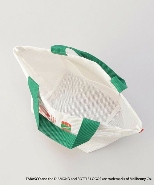 212 KITCHEN STORE / トゥーワントゥーキッチン ストア バッグ | 保冷ポーチ付きメッシュトート S WH ＜TABASCO(R) タバスコ＞ | 詳細6