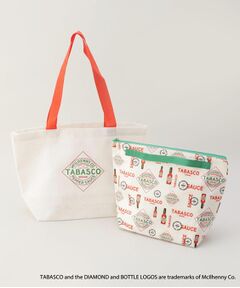 212 KITCHEN STORE / トゥーワントゥーキッチン ストア バッグ | 保冷ポーチ付きメッシュトートL WH ＜TABASCO(R) タバスコ＞