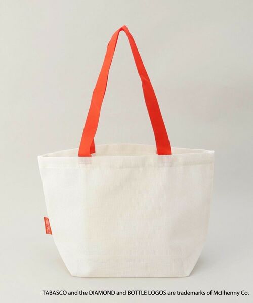 212 KITCHEN STORE / トゥーワントゥーキッチン ストア バッグ | 保冷ポーチ付きメッシュトートL WH ＜TABASCO(R) タバスコ＞ | 詳細4