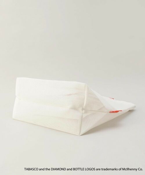 212 KITCHEN STORE / トゥーワントゥーキッチン ストア バッグ | 保冷ポーチ付きメッシュトートL WH ＜TABASCO(R) タバスコ＞ | 詳細5