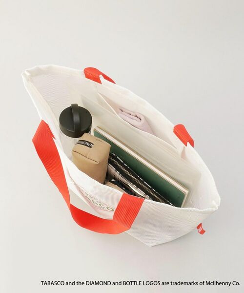 212 KITCHEN STORE / トゥーワントゥーキッチン ストア バッグ | 保冷ポーチ付きメッシュトートL WH ＜TABASCO(R) タバスコ＞ | 詳細6