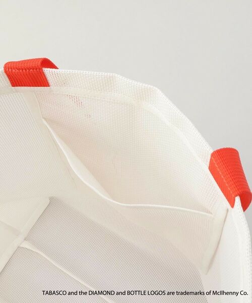 212 KITCHEN STORE / トゥーワントゥーキッチン ストア バッグ | 保冷ポーチ付きメッシュトートL WH ＜TABASCO(R) タバスコ＞ | 詳細7