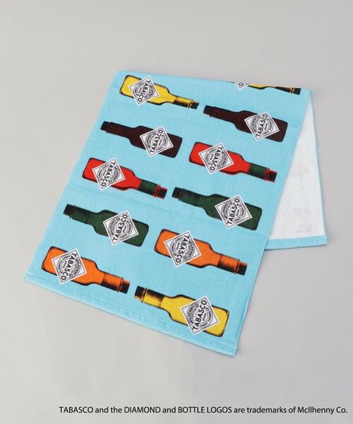 212 KITCHEN STORE / トゥーワントゥーキッチン ストア ハンカチ | キッチンタオル BL ＜TABASCO(R) タバスコ＞ | 詳細1