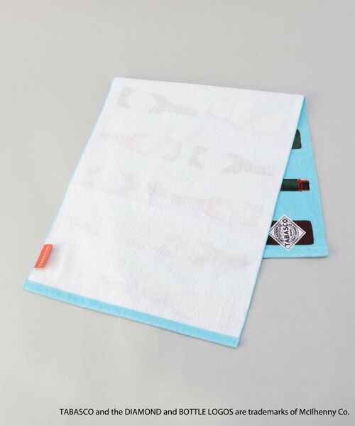 212 KITCHEN STORE / トゥーワントゥーキッチン ストア ハンカチ | キッチンタオル BL ＜TABASCO(R) タバスコ＞ | 詳細2