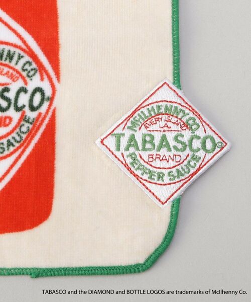 212 KITCHEN STORE / トゥーワントゥーキッチン ストア ハンカチ | ワッペン付きミニタオル IV ＜TABASCO(R) タバスコ＞ | 詳細3