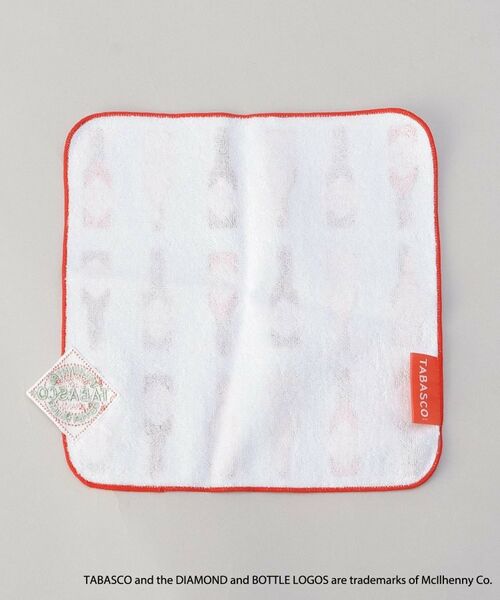 212 KITCHEN STORE / トゥーワントゥーキッチン ストア ハンカチ | ワッペン付きミニタオル BL ＜TABASCO(R) タバスコ＞ | 詳細2